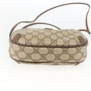 GUCCI GG Supreme Web Sherry Line Bag PVC Beige Gold 89 02 066 Auth 173966-5