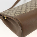 GUCCI GG Supreme Shoulder Bag PVC Leather Beige Gold 116 02 067 Auth 173967-13