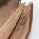GUCCI GG Supreme Shoulder Bag PVC Leather Beige Gold 116 02 067 Auth 173967-18