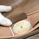 GUCCI GG Supreme Shoulder Bag PVC Leather Beige Gold 116 02 067 Auth 173967-24