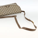 GUCCI GG Supreme Shoulder Bag PVC Leather Beige Gold 116 02 067 Auth 173967-7