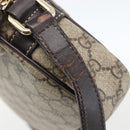 GUCCI GG Supreme Shoulder Bag PVC Beige Gold 201447 Auth 173968-9