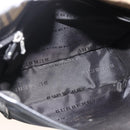 BURBERRY Shoulder Bag Nylon Black Silver Auth 173971-11