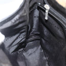 BURBERRY Shoulder Bag Nylon Black Silver Auth 173971-20