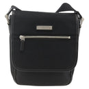 BURBERRY Shoulder Bag Nylon Black Silver Auth 173971-13