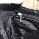 BURBERRY Shoulder Bag Nylon Black Silver Auth 173971-21