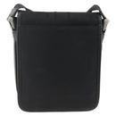 BURBERRY Shoulder Bag Nylon Black Silver Auth 173971-2