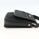 BURBERRY Shoulder Bag Nylon Black Silver Auth 173971-4