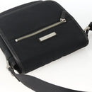 BURBERRY Shoulder Bag Nylon Black Silver Auth 173971-6