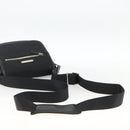 BURBERRY Shoulder Bag Nylon Black Silver Auth 173971-7