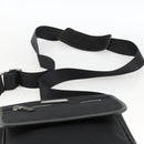 BURBERRY Shoulder Bag Nylon Black Silver Auth 173971-8