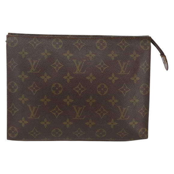 LOUIS VUITTON Monogram Poche Toilette 26 Pouch M47542 LV Auth 173974