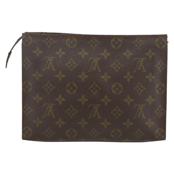 LOUIS VUITTON Monogram Poche Toilette 26 Pouch M47542 LV Auth 173974