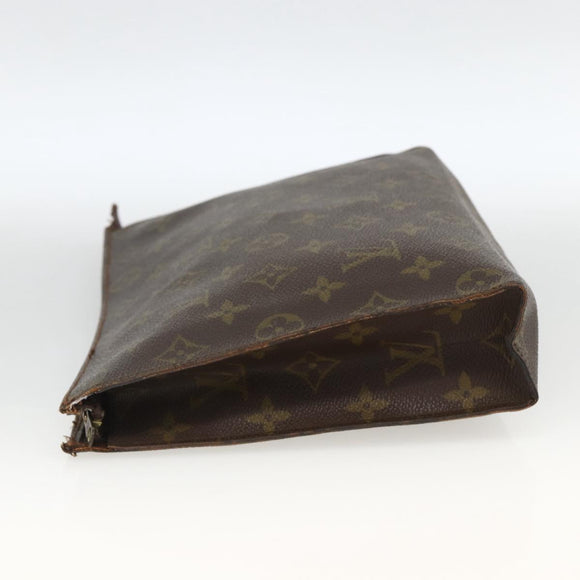 LOUIS VUITTON Monogram Poche Toilette 26 Pouch M47542 LV Auth 173974