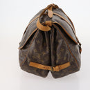 LOUIS VUITTON Monogram Saumur 35 Shoulder Bag M42254 LV Auth 173977-4