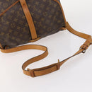 LOUIS VUITTON Monogram Saumur 35 Shoulder Bag M42254 LV Auth 173977-7