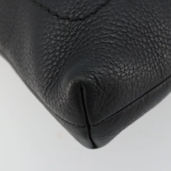 BALLY Umhängetasche Leder Schwarz Auth 173982