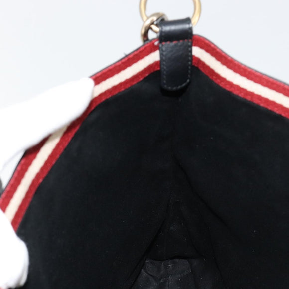 BALLY Umhängetasche Leder Schwarz Auth 173982
