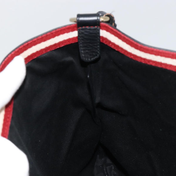 BALLY Umhängetasche Leder Schwarz Auth 173982