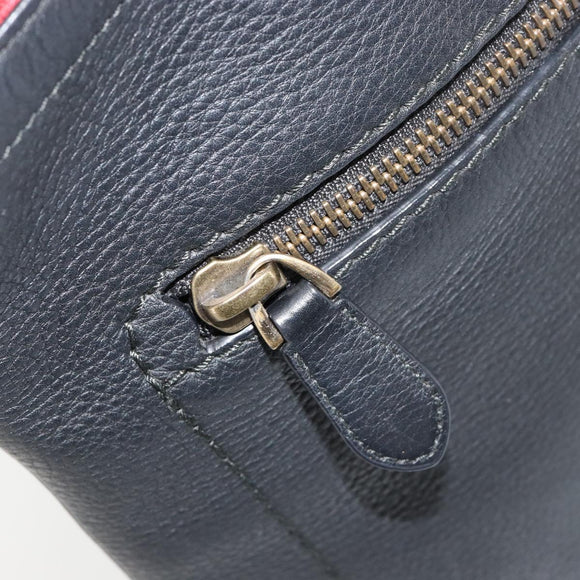 BALLY Umhängetasche Leder Schwarz Auth 173982