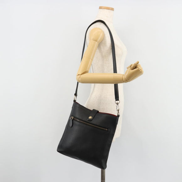 BALLY Umhängetasche Leder Schwarz Auth 173982