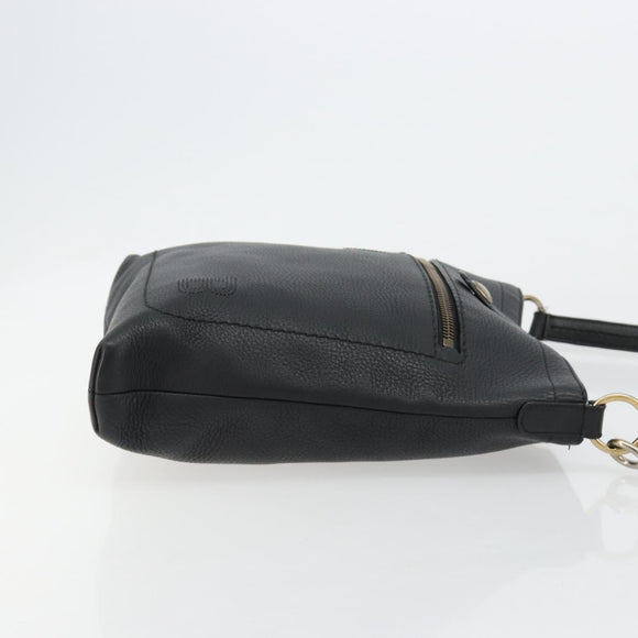 BALLY Umhängetasche Leder Schwarz Auth 173982