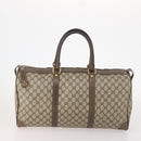 GUCCI GG Supreme Handtasche Leder 2er Set Schwarz Beige Auth 173983-2