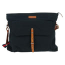 GUCCI Sherry Line Shoulder Bag Nylon Navy Silver 256312 Auth 173985A-2