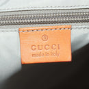 GUCCI Sherry Line Shoulder Bag Nylon Navy Silver 256312 Auth 173985A-21