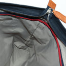 GUCCI Sherry Line Shoulder Bag Nylon Navy Silver 256312 Auth 173985A-23