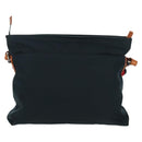 GUCCI Sherry Line Shoulder Bag Nylon Navy Silver 256312 Auth 173985A-3