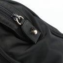 PRADA Hand Bag Nylon Black Silver Auth 173987-17