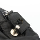 PRADA Hand Bag Nylon Black Silver Auth 173987-10