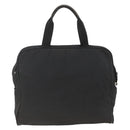 PRADA Hand Bag Nylon Black Silver Auth 173987-2