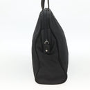 PRADA Hand Bag Nylon Black Silver Auth 173987-3