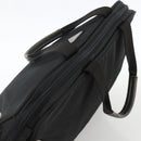 PRADA Hand Bag Nylon Black Silver Auth 173987-6