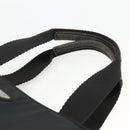 PRADA Hand Bag Nylon Black Silver Auth 173987-8