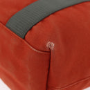 PRADA Sports Hand Bag Canvas Orange Auth 173993-14