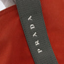 PRADA Sports Hand Bag Canvas Orange Auth 173993-17
