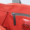 PRADA Sports Hand Bag Canvas Orange Auth 173993-21