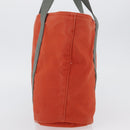 PRADA Sports Hand Bag Canvas Orange Auth 173993-3