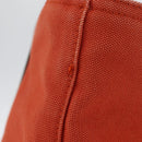PRADA Sports Hand Bag Canvas Orange Auth 173993-4