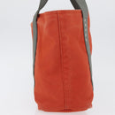 PRADA Sports Hand Bag Canvas Orange Auth 173993-5