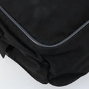 PRADA Sports Shoulder Bag Nylon Black Silver Auth 173999-15