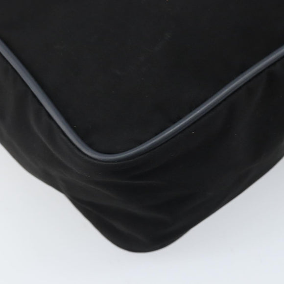 PRADA Sports Shoulder Bag Nylon Black Silver Auth 173999