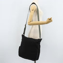 PRADA Sports Shoulder Bag Nylon Black Silver Auth 173999-20