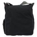 PRADA Sports Shoulder Bag Nylon Black Silver Auth 173999-13
