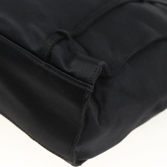 PRADA Handtasche Satin Schwarz Original 174000