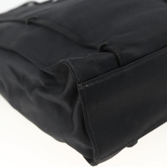 PRADA Handtasche Satin Schwarz Original 174000