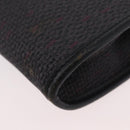 SAINT LAURENT Clutch Bag PVC Purple Gold Auth 174001-16